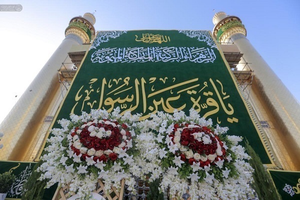 Imam Ali (AS) holy shrine decorated on occasion of birth anniversary of Hazrat Zahra (SA)