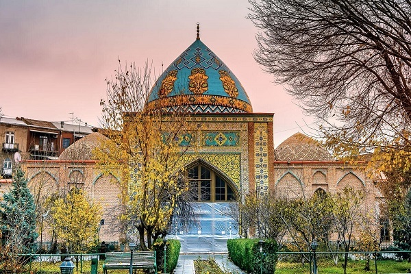 The Blue Mosque in Yerevan, Armenia