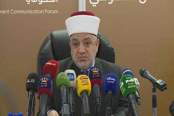 Jordanian Awqaf Minister Mohammad Khalaileh