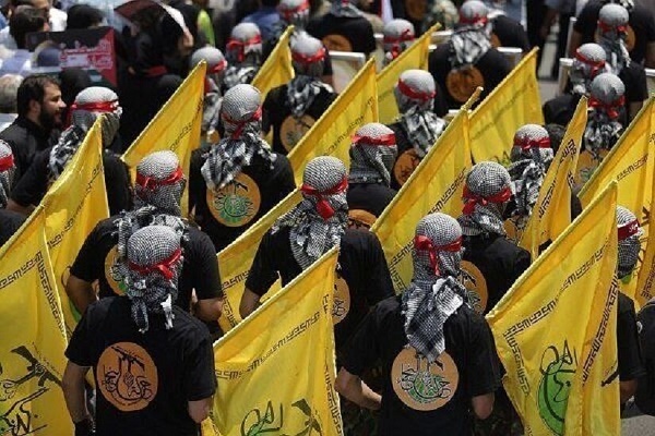 Fighters of Iraq's Al-Nujaba Islamic resistance