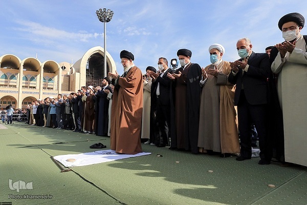 An Eid al-Fitr prayer in Tehran