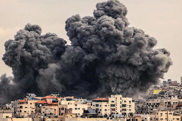 Israeli bombing of residential areas in Gaza