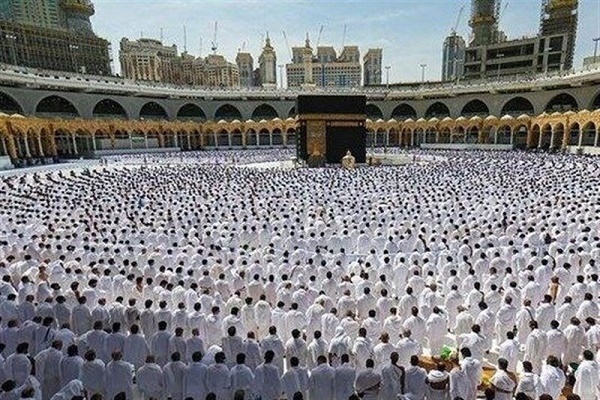 Hajj pilgrims in Mecca