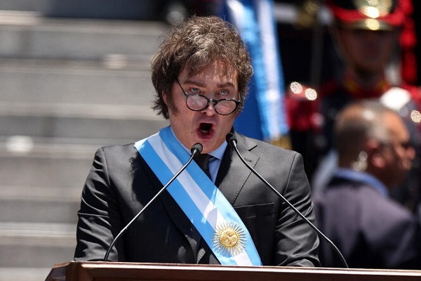Argentine President Javier Milei