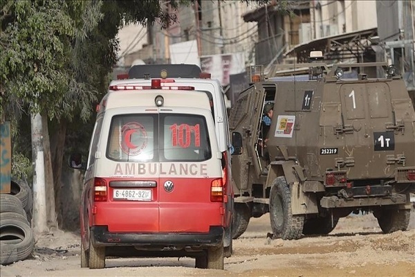 An ambulance in Gaza