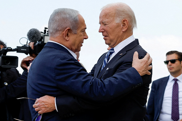 US President Joe Biden has been widely criticized for his support for Israeli genocide in Gaza.