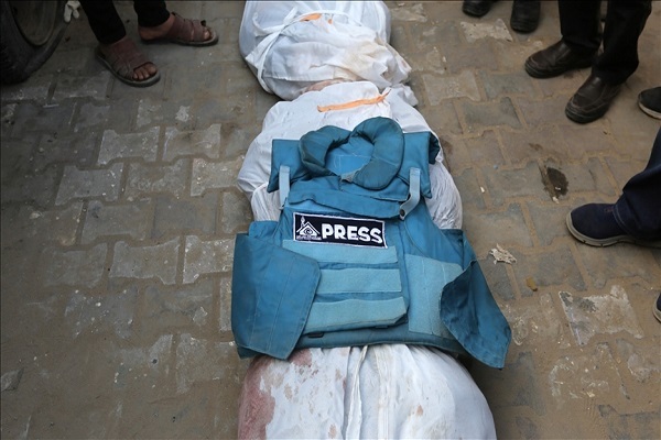 A Palestinian journalist killed in Israeli attacks on Gaza
