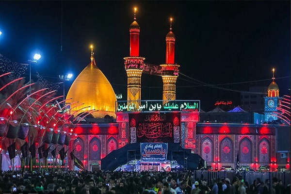 Holy shrine of Imam Hussein (AS) in Karbala