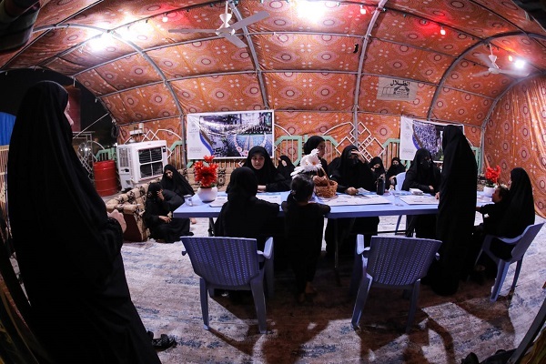 A Quranic station on path of Arbaeen pilgrims in Iraq