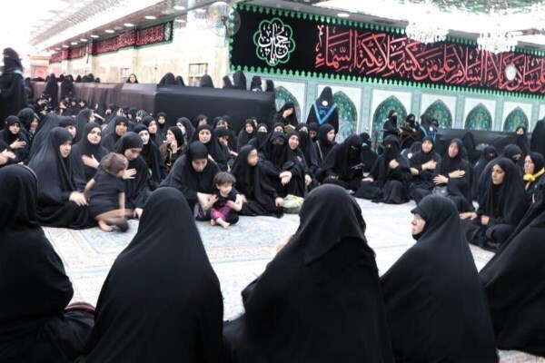 Women attend a Quranic program at the holy shrine of Imam Hussein (AS) in Karbala, Iraq
