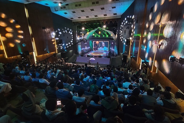 A Quran competition for youths in Sana'a, Yemen