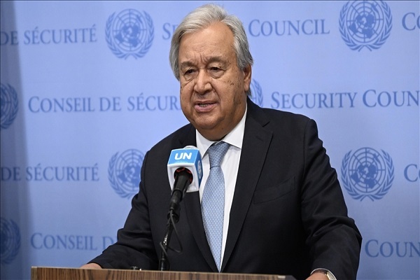 UN Secretary General Antonio Guterres