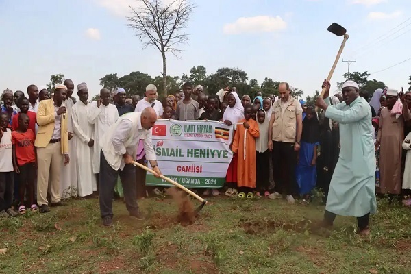 A groundbreaking ceremony was held in Uganda for the construction of a new mosque in Uganda named after Martyr Ismail Haniyeh.