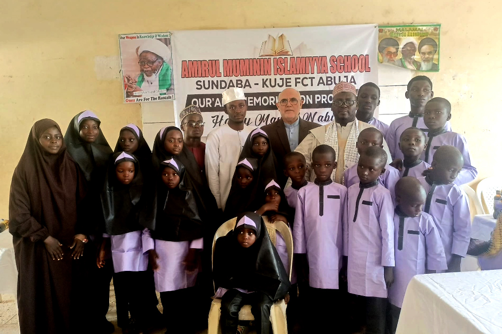 Quran learners at the Amir al-Mumineen (AS) School in Abuja, the capital of Nigeria