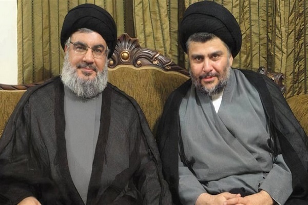 Sayed Hassan Nasrallah and Muqtada al-Sadr