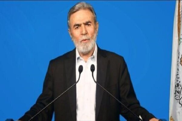 Ziyad al-Nakhalah, the secretary general of the Palestinian resistance movement Islamic Jihad