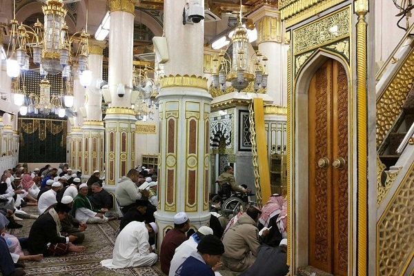 Al Rawda Al Sharifa at Prophet’s Mosque in Medina, Saudi Arabia