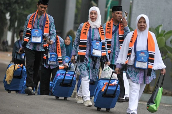 Indonesian Hajj pilgrims
