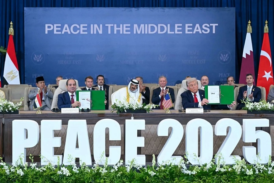 Trump, Regional Leaders Sign Gaza Ceasefire Pact as Freed Palestinians Detail Prison ‘Sadism and Fascism’