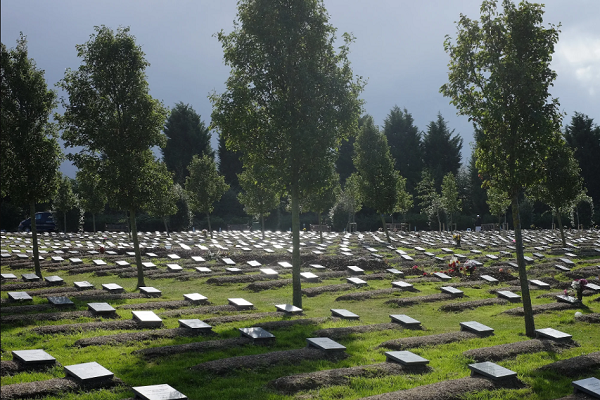 A cemetery in London