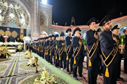 Candlelight Ritual Held at Qom Shrine on Hazrat Masoumeh Demise Anniversary