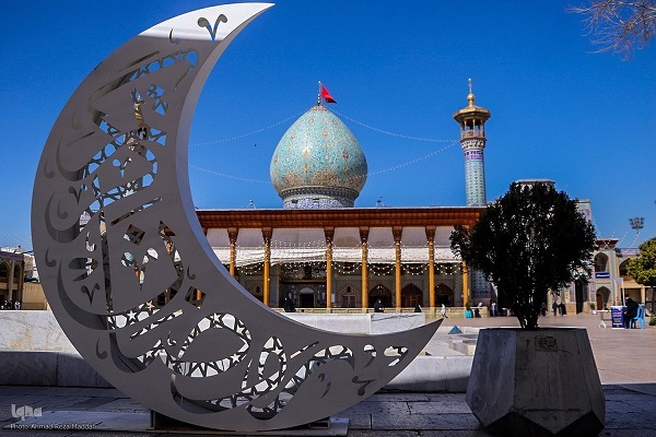 The holy mausoleum of Shah Cheragh (AS) in Shiraz, south of Iran.