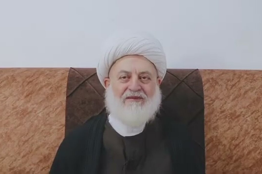 Sheikh Ghazal al-Ghazal, the head of the Supreme Islamic Alawite Council of Syria