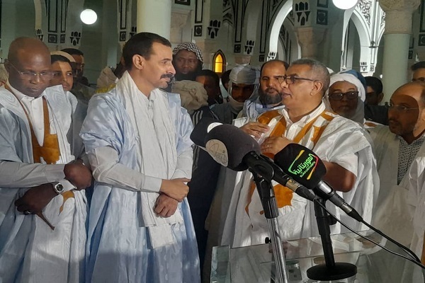 Opening ceremony of a competition on memorization and recitation of the Holy Quran in the capital of Mauritania on February 16, 2025.