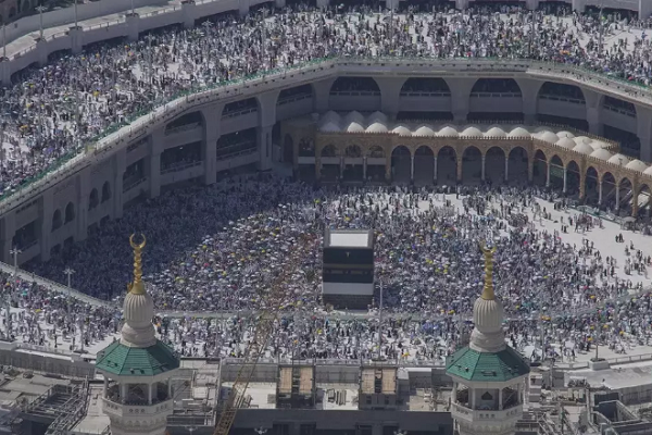 Hajj pilgrims in Mecca