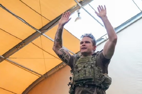 Hegseth’s Arabic Tattoo Slammed as Symbol of Anti-Muslim Sentiment