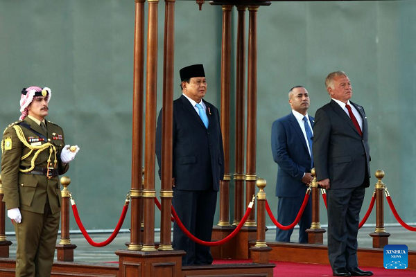 Indonesian President Prabowo Subianto and King Abdullah II of Jordan (Amman, April 14, 2025)