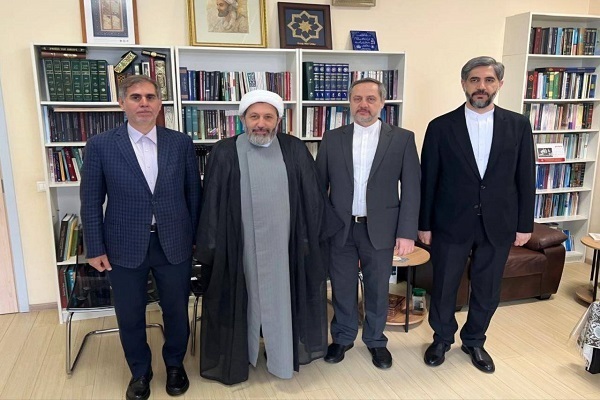 Hojat-ol-Islam Mohammad Mehdi Imanipour, the head of the Islamic Culture and Relations Organization, visited the Ibn Sina Foundation in Russia on May 14, 2025.