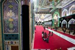 Imam Hussein Shrine in Karbala Covered with Red Carpets Ahead of Muharram  