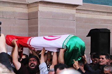 Photos: Funeral of Two Children Killed in Israeli Attacks on Tabriz 