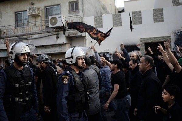 A Muharram mourning procession in Bahrain