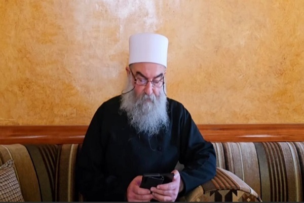 Sheikh Hikmat Al-Hijri, a prominent figure in the Syrian Druze community