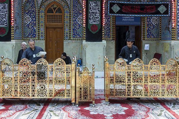 Books provided for pilgrims at the holy shrine of Hazrat Abbas (AS) in Karbala