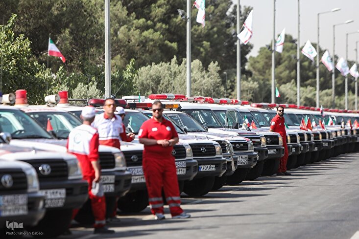 Photos: IRCS Volunteers Begin 2025 Arbaeen Mission