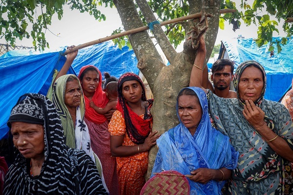 Muslim women displaced in India's Assam