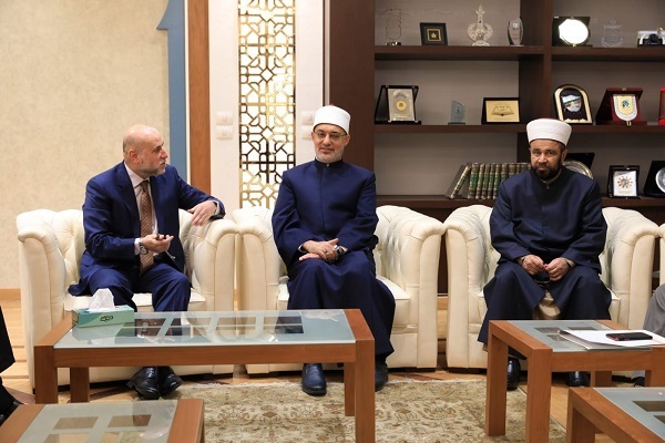 Grand Mufti of Egypt Nazir Mohamed Ayyad received a high-ranking delegation from Palestine on Sunday, July 6, 2025.