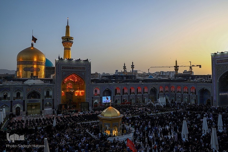 The holy shrine of Imam Reza (AS) in Mashhad, northeast Iran