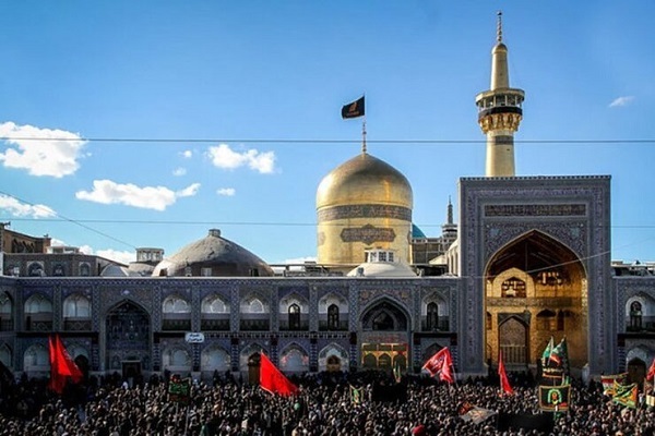 Pilgrims attend mourning rituals at the holy shrine of Imam Reza (AS) in Mashhad, northeast Iran