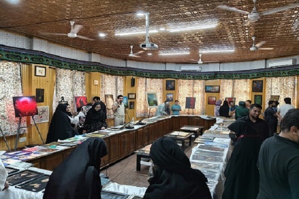 A Quranic and religious art exhibition titled “The Art of Devotion, Love & Ashura” was organized at Gandhi Bhawan, University of Kashmir, in Srinagar, Indian-administered Kashmir, on August 21, 2025.