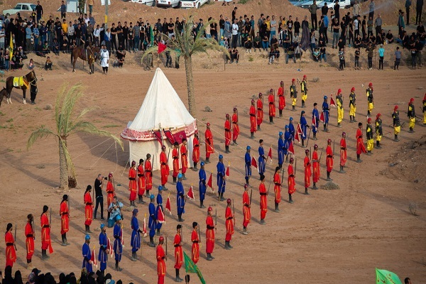 An Arbaeen street theater performance in Iran