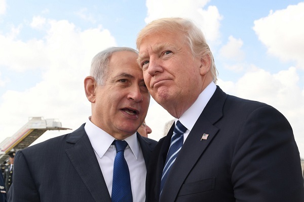 US President Donald Trump and Israeli prime minister Benjamin Netanyahu