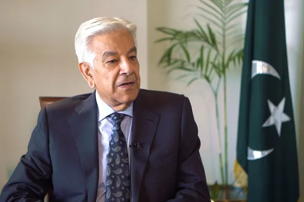 Pakistan’s Defense Minister Khawaja Asif