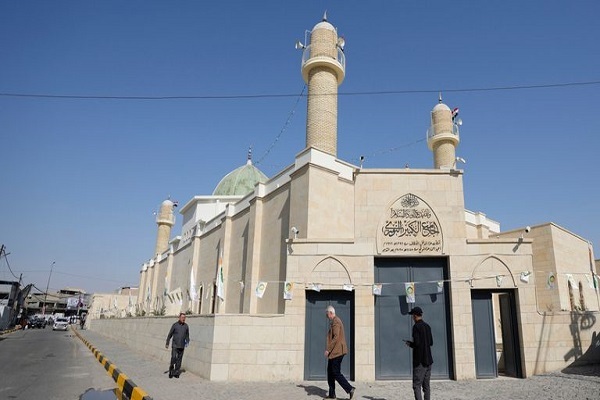 The historic al-Nouri Grand Mosque in Iraq’s northern city of Mosul was reopened after the completion of the reconstruction operation.