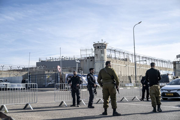 The Ofer Prison in Israeli-occupied territories.