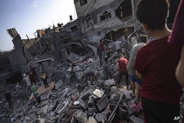 Destruction resulting from Israeli attacks in Gaza