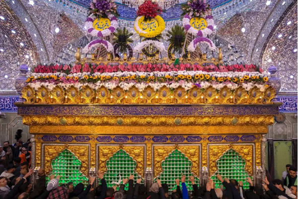 The celebratory mood prevails at the holy shrine of Hazrat Abbas (AS) in Karbala, Iraq, on the Shaaban Eids.
